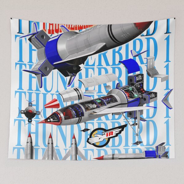 Item preview, Thunderbird 1, Thunderbirds, designed and sold by madbadmachines.