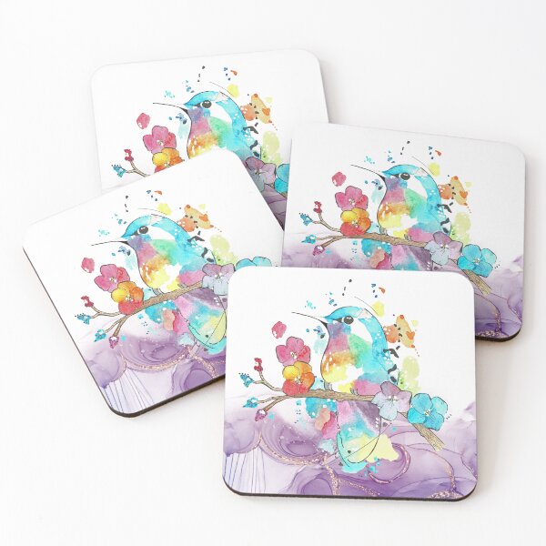 Artikelvorschau, Contraria Aquarelle Kolibri entworfen und verkauft von miazephyr.