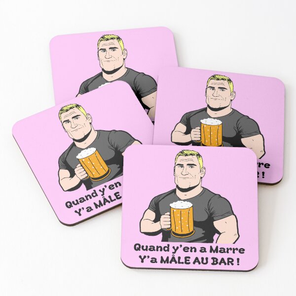 Item preview, WHEN YOU'RE FED UP, THERE'S A MALE AT THE BAR! (alcohol, chewing gum) designed and sold by francoisville.