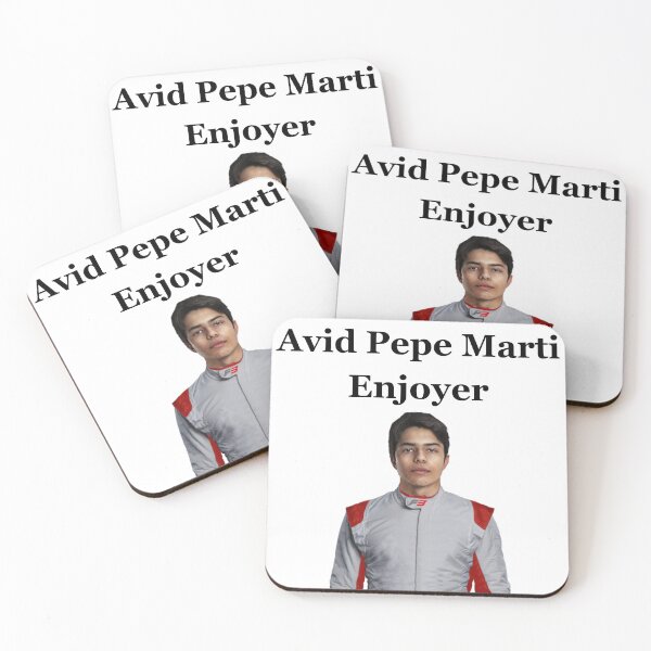 Item preview, Avid Pepe Marti Enjoyer F1 Manager Meme designed and sold by archiewildsbull.