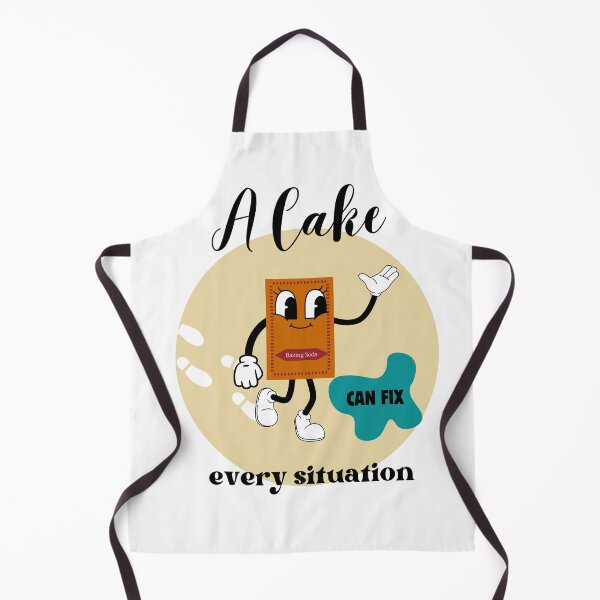 Item preview, A Cake Can Fix Every Situation – Cute Baking Powder Cartoon designed and sold by IMPERIAL-2024.