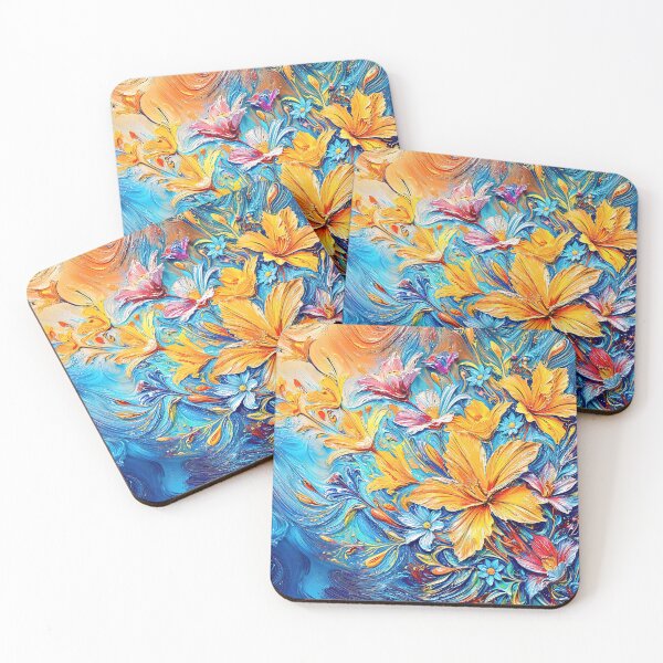Item preview, Energetic Bloom Swirls: Abstract Artistry designed and sold by blackhalt.