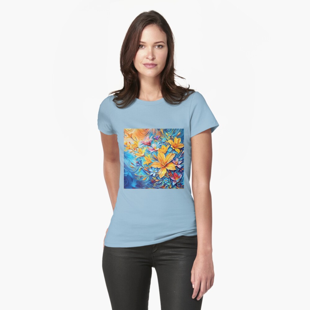Item preview, Fitted T-Shirt designed and sold by blackhalt.