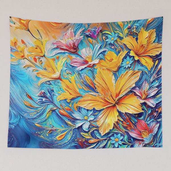 Item preview, Energetic Bloom Swirls: Abstract Artistry designed and sold by blackhalt.