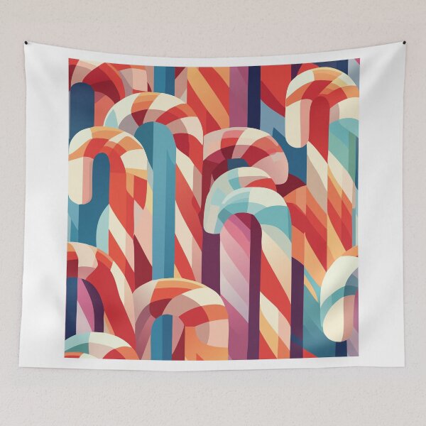 Item preview, Candy canes, candy, candy pattern, rainbow candy, holiday candy,  holiday season,  holiday decor, colorful candy canes,  yummy sweets, candycane designed and sold by navitalidesign.