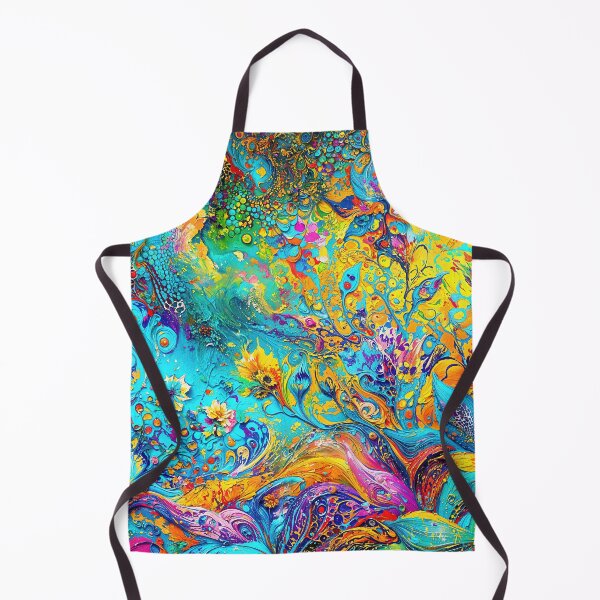 Item preview, Vibrant Ecosystem of Abstract Blossoms designed and sold by blackhalt.