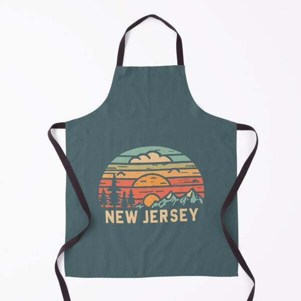 Item preview, New Jersey - Vintage Sunset - Colorful Illustration designed and sold by Amazing States of America.