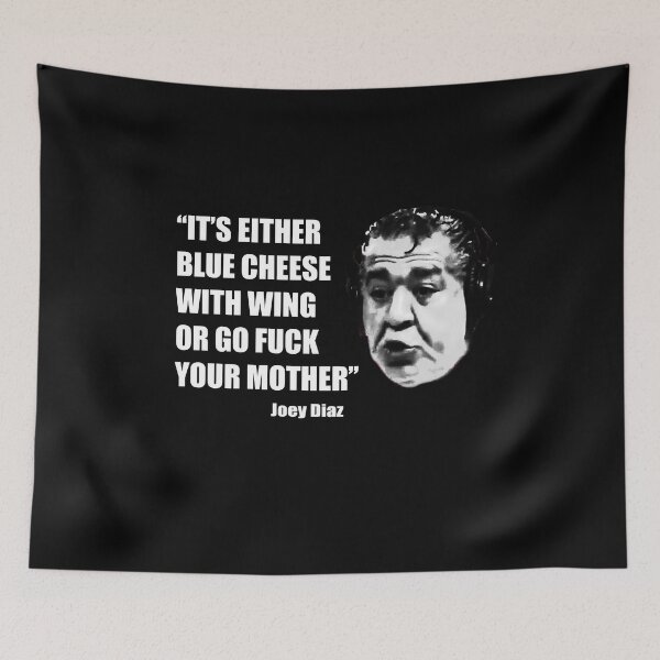 Item preview, Joey Diaz blue cheese with wing T-shirt designed and sold by Lowgik.