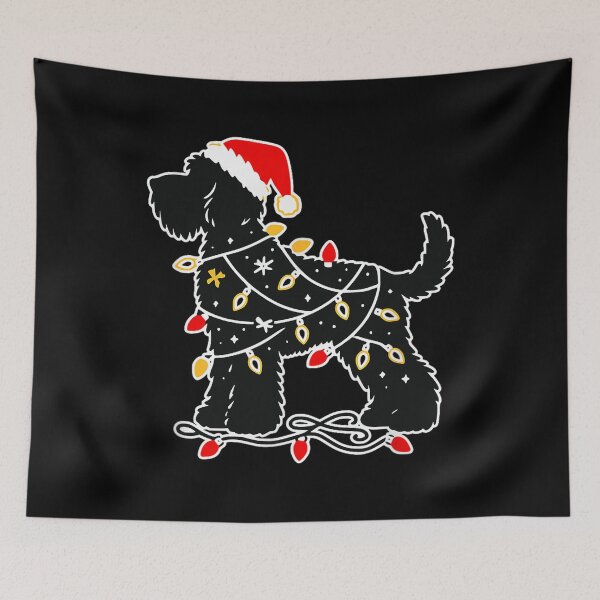 Item preview, Santa Puppy Christmas Lights designed and sold by RelaxingRealms.