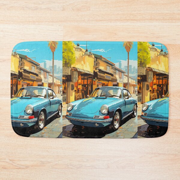 Item preview, Vintage Sports Car On A Sunlit City Street designed and sold by RevUpDesign.