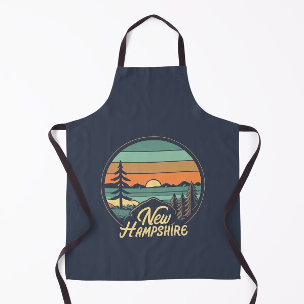 Item preview, New Hampshire - Vintage Sunset - Colorful Illustration designed and sold by Amazing States of America.