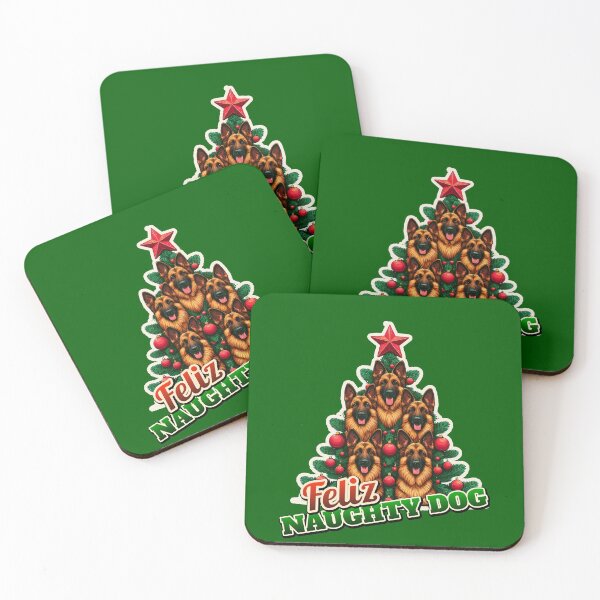 Item preview, German Shepherd, Christmas tree, gift for dog lovers designed and sold by ThisDress.