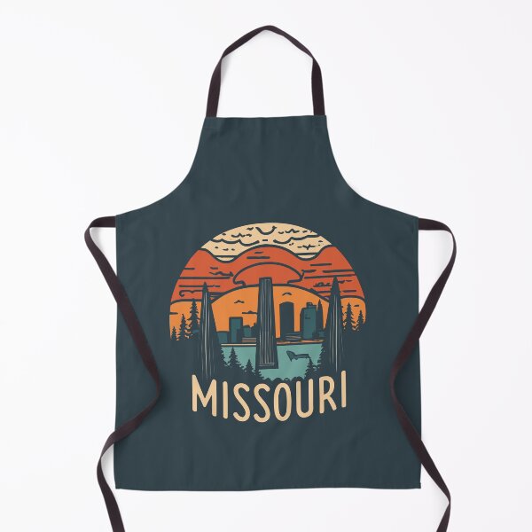 Item preview, Missouri - Vintage Sunset - Colorful Illustration designed and sold by Amazing States of America.