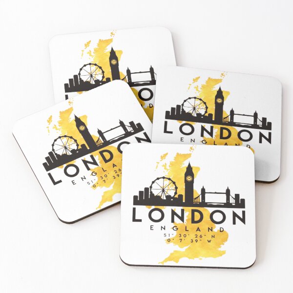 Item preview, London Skyline Art – Iconic England Cityscape designed and sold by BubbleSpy.