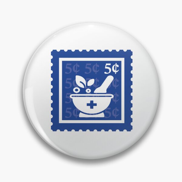 Item preview, Pharmacy | Royal Blue & White Stamps | College Pharmaceutical Sales Major | Medicine Technician Graduate School Class | Medical Pharmacist Job | University Degree Minor | StampHeed 006 designed and sold by StampHeed.