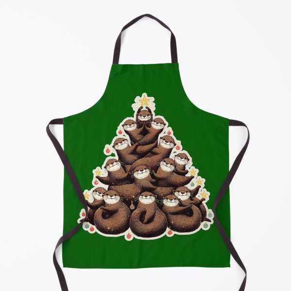 Item preview, Otter Christmas tree, gift for dog lovers designed and sold by ThisDress.