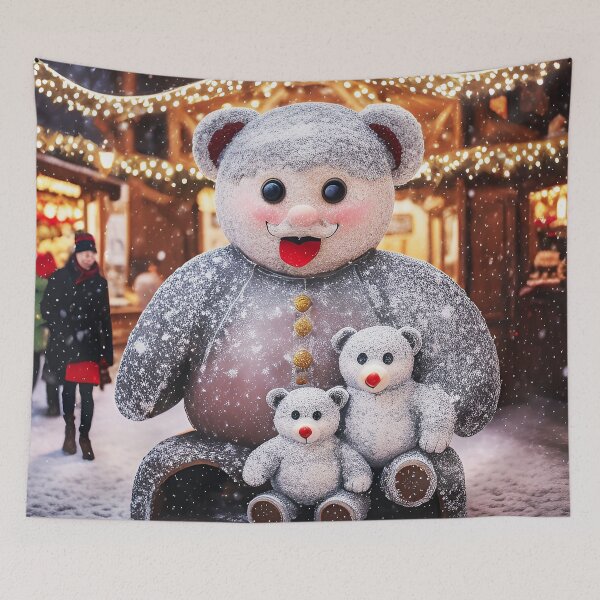 Item preview, Christmas Teddy with babies at market designed and sold by Jennifer Morcom.