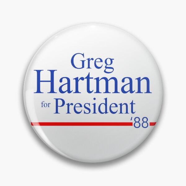 Item preview, Greg Hartman '88 campaign presidency I designed and sold by NoiseToSeeYou.