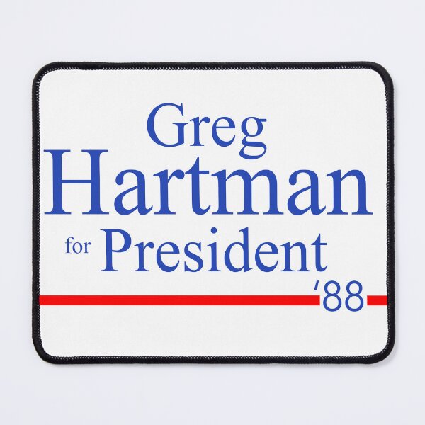 Item preview, Greg Hartman '88 campaign presidency I designed and sold by NoiseToSeeYou.