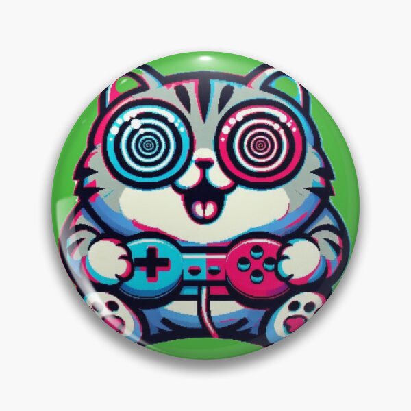 Item preview, Video Game Cat designed and sold by benotone123.