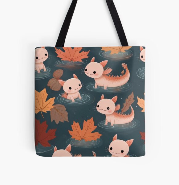 Item preview, Autumn Adventure with Adorable Axolotls designed and sold by Eua-Fuea.