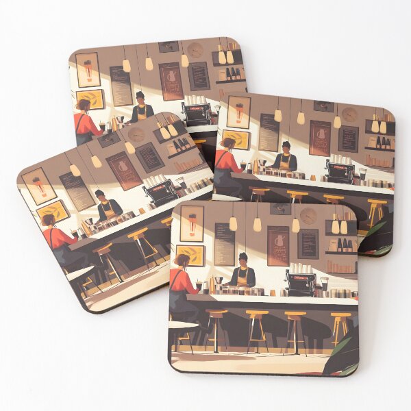Item preview, Modern Coffee Shop Vibes designed and sold by Alin Richard Iovănuț.