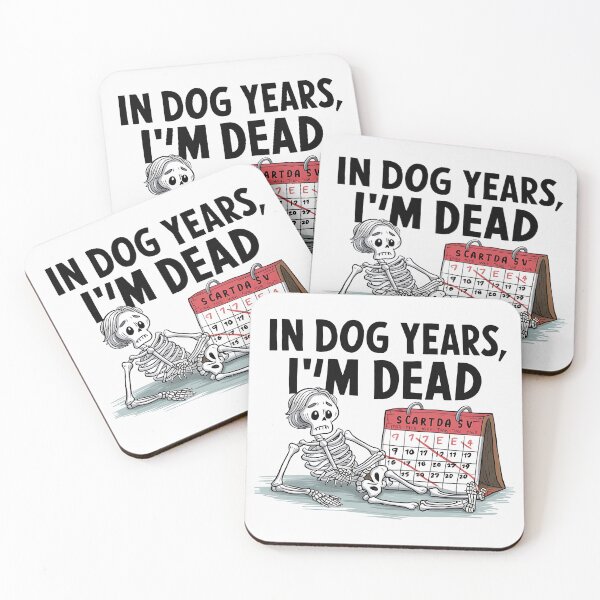 Item preview, In Dog Years, I'm Dead designed and sold by Itsheartshop.