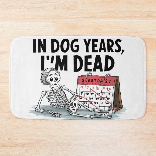 Item preview, In Dog Years, I'm Dead designed and sold by Itsheartshop.