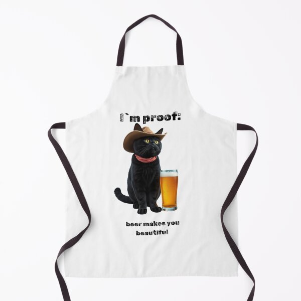Item preview, cowboy cat with cowboy hat and I`m proof beer makes you beautiful designed and sold by GinnyGi.