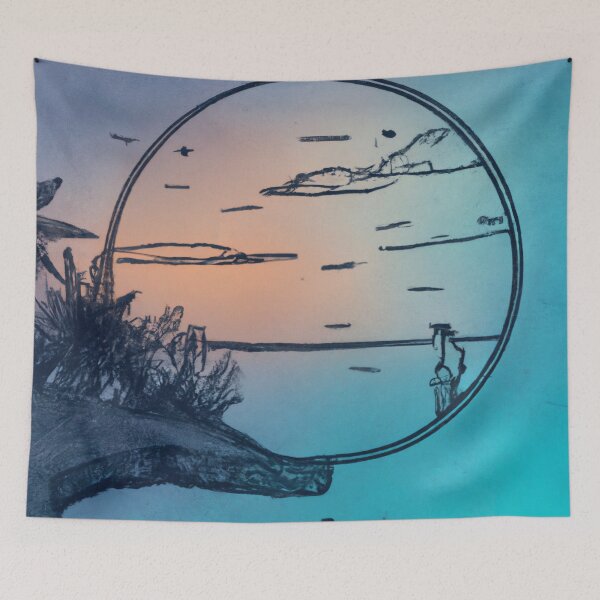 Item preview,  Dreams on the Horizon designed and sold by The Abstract Shop.