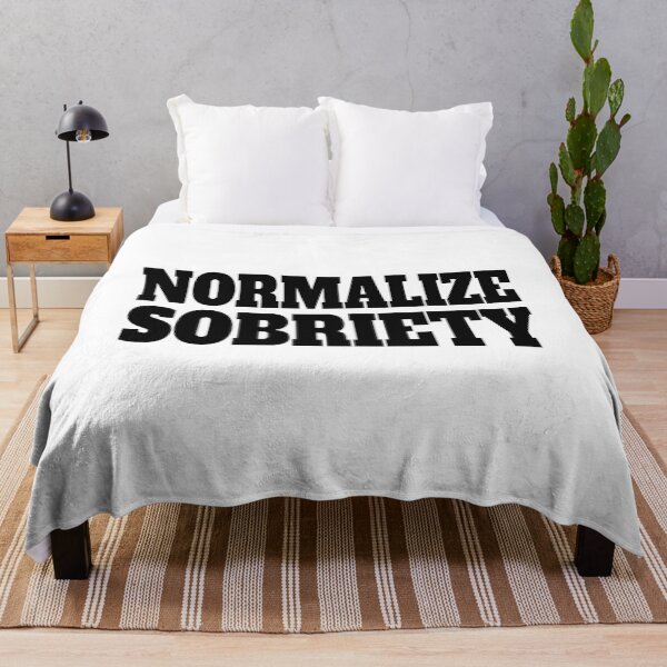 Item preview, Normalize Sobriety! White And Black designed and sold by PMCreative.