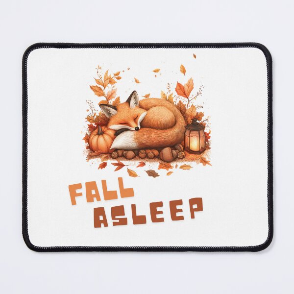 Item preview, Fall Asleep - Cozy Autumn Woodland Fox designed and sold by Queen of Whimsy.