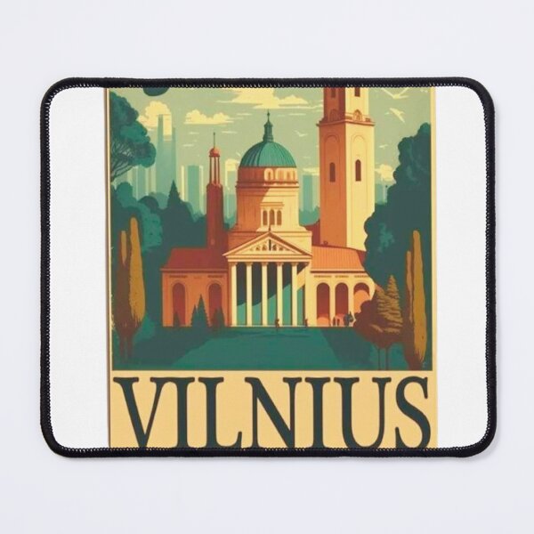 Item preview, Vilnius Lithuania Vintage Travel designed and sold by BubbleSpy.