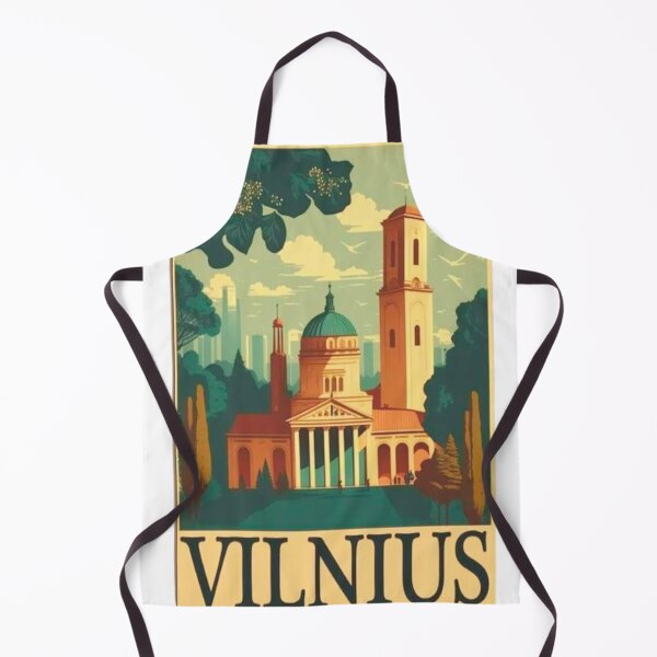 Item preview, Vilnius Lithuania Vintage Travel designed and sold by BubbleSpy.