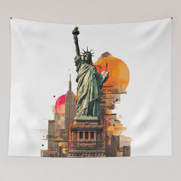 Item preview, Lady Liberty Canvas Art – Iconic Statue designed and sold by BubbleSpy.
