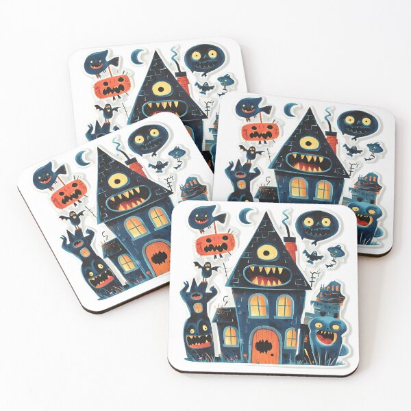 Item preview, Whimsical Haunted House: Spooky and Fun Halloween Cartoon Art designed and sold by Creet-Design.