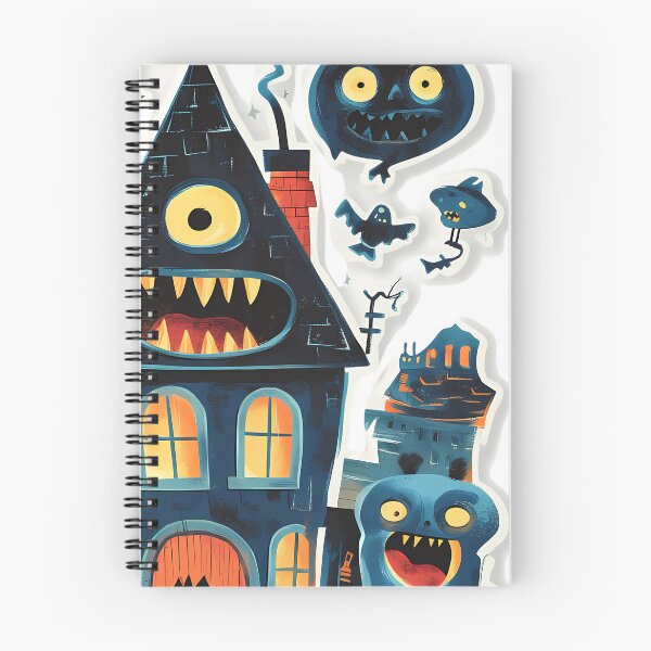 Item preview, Whimsical Haunted House: Spooky and Fun Halloween Cartoon Art designed and sold by Creet-Design.