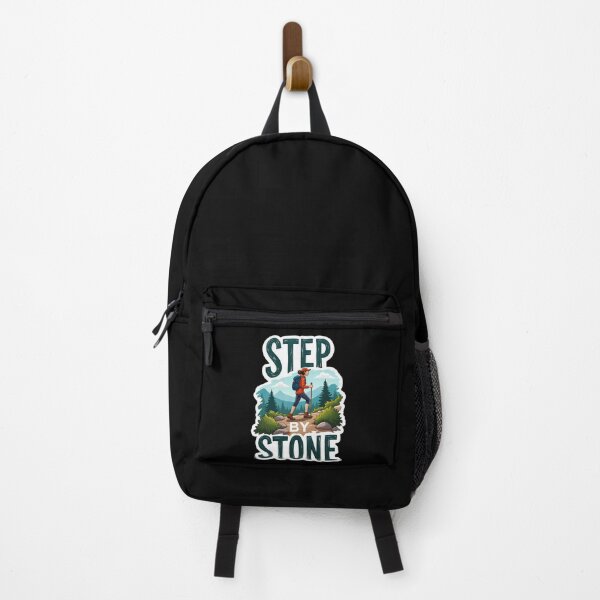 Item preview, Step by Stone - Motivational Hiking Design designed and sold by Taans-Creation.