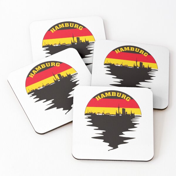 Item preview, Hamburg Skyline Art – Iconic Germany Cityscape designed and sold by BubbleSpy.