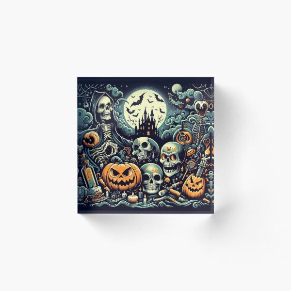 Item preview, Moonlit Halloween Nightmare Under the Full Moon designed and sold by TheShadow30.
