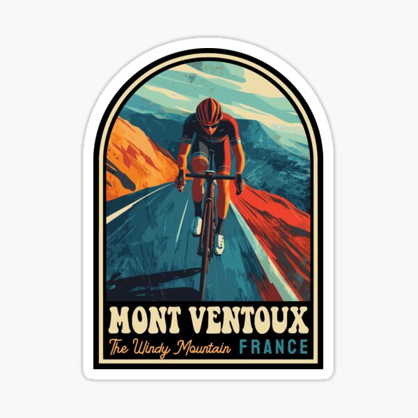 Item preview, Mont Ventoux Cycling Fan Road Cyclist designed and sold by Jack Curtis.