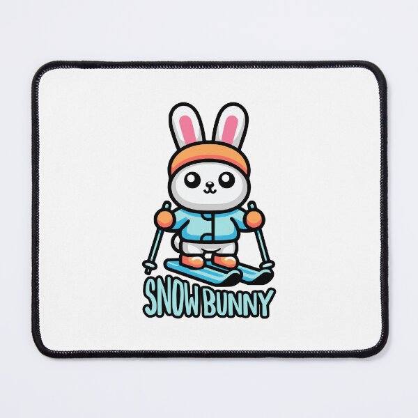 Item preview, Snowbunny! Cute Skiing Bunny Pun! designed and sold by PMCreative.