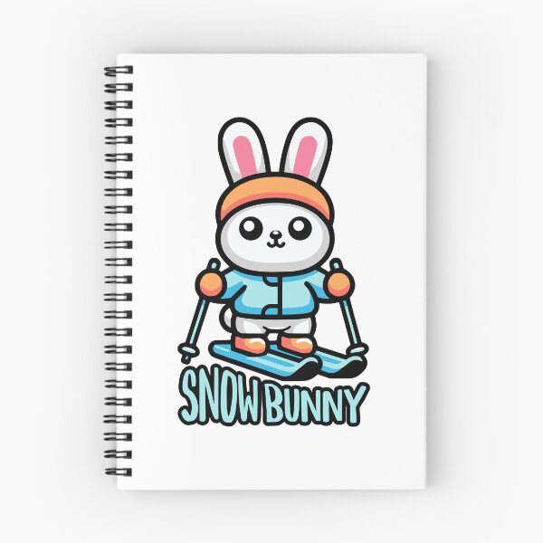 Item preview, Snowbunny! Cute Skiing Bunny Pun! designed and sold by PMCreative.