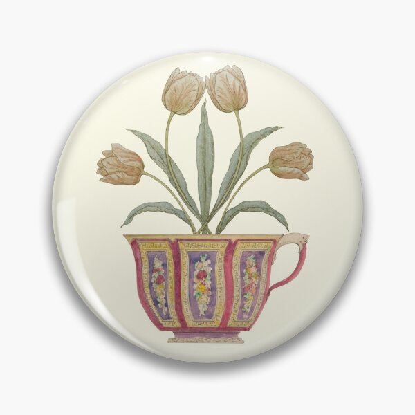 Item preview, tulip in a cup fiona apple valentine  designed and sold by nancyboydesign.