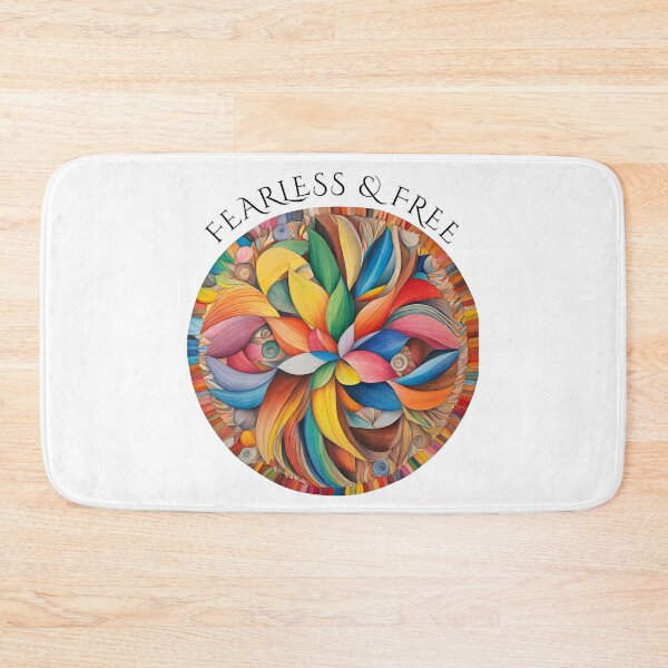 Item preview, Fearless & Free Vivid Color Pattern Design designed and sold by Our Bible Journey.