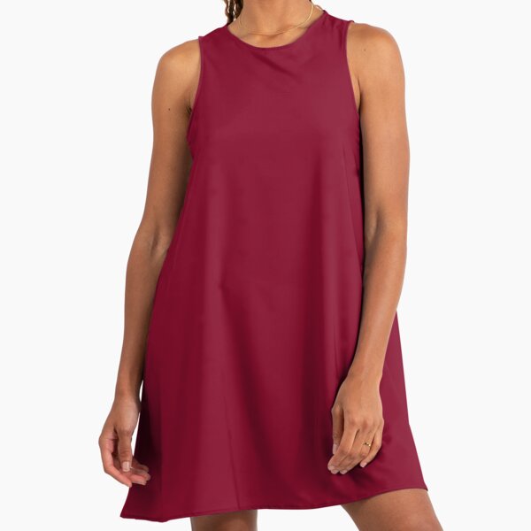 Dark Red" A-Line Dress for Sale by SolidColors | Redbubble Dark Red" A-Line Dress for Sale by SolidColors | Redbubble