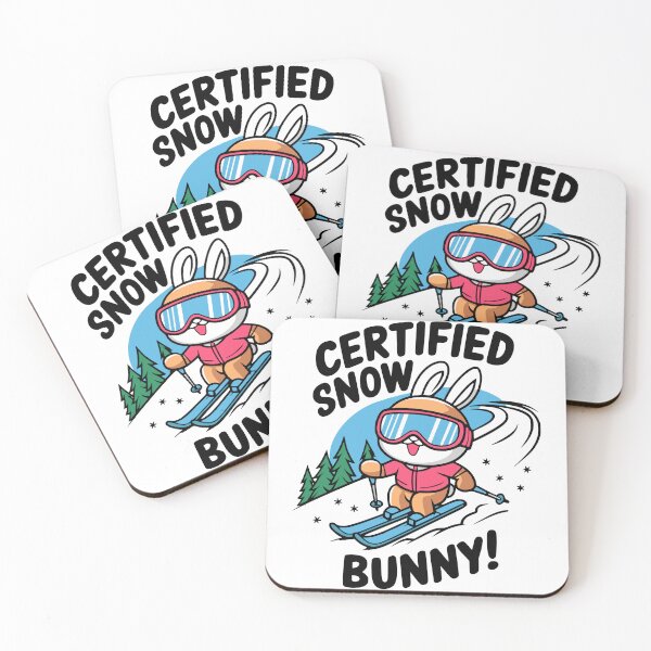 Item preview, Certified Snow Bunny! Funny Skiing Bunny Pun designed and sold by PMCreative.