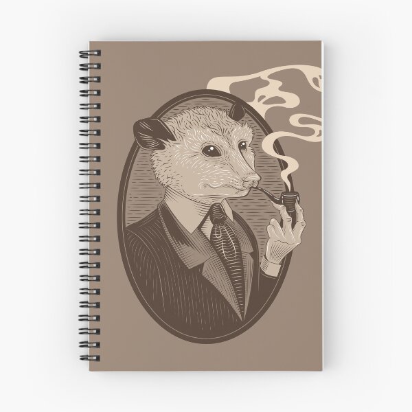 Item preview, Gentleman O'Possum in Sepia designed and sold by Andrea Maxwell Design & Illustration.