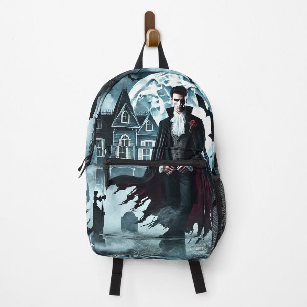 Item preview, Gothic Vampire with Haunted Mansion and Full Moon designed and sold by ZetaDream.