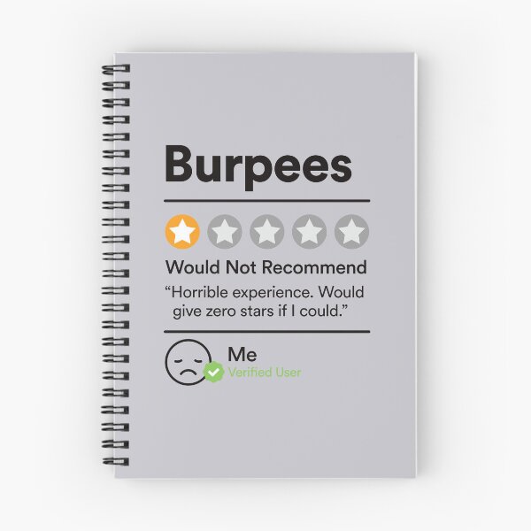 Item preview, Burpees Stars Rating | Fitness Collection designed and sold by monkeybusiness.pt.